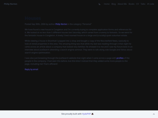 posts/houses screenshot