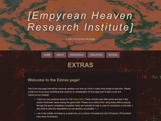 empyreanheaven/extras screenshot