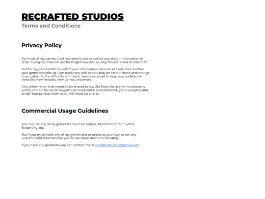 RECRAFTEDSTUDIOS screenshot