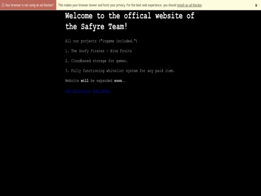 index screenshot