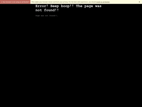 not_found screenshot