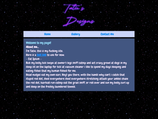Tatie's Designs screenshot