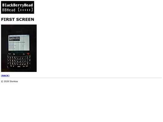 blackberryhead/firstscreen screenshot
