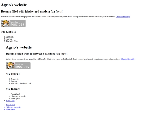 index screenshot