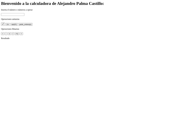 calculadora screenshot