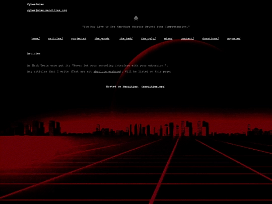 articles screenshot
