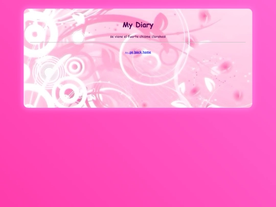 diary screenshot
