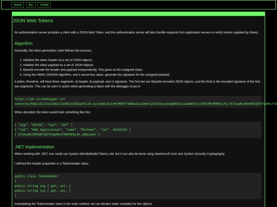 encryption/json-web-token screenshot