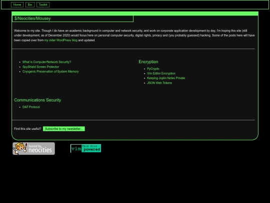 index screenshot