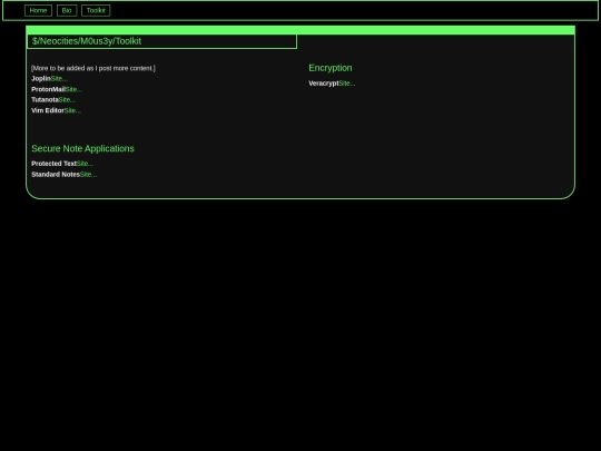 toolkit screenshot