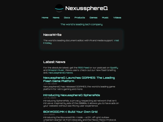 index screenshot