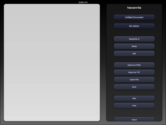 nexawrite screenshot