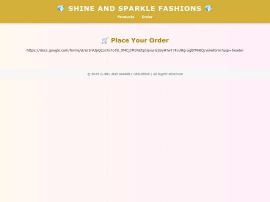order screenshot