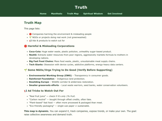 truth-map screenshot