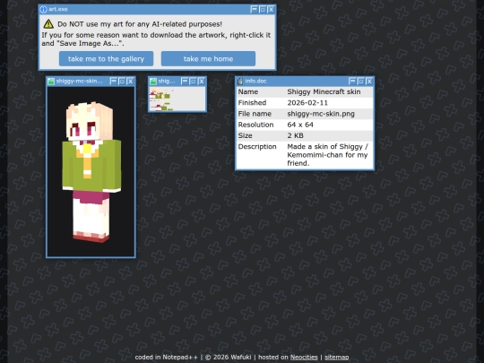 art-2026-shiggy-mc-skin screenshot