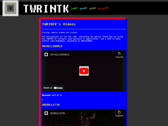 twrintk/videos screenshot