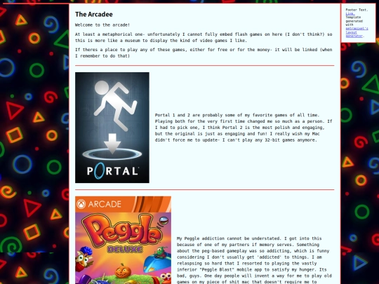 games screenshot