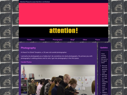Photography screenshot