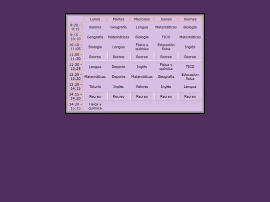 12_ejercicios/horario screenshot