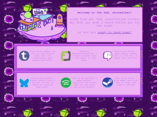 links screenshot