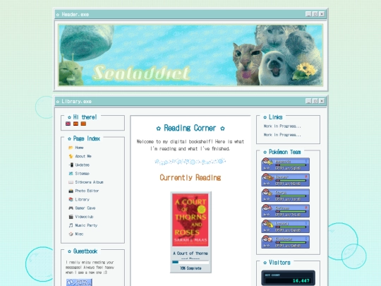 pages/library screenshot