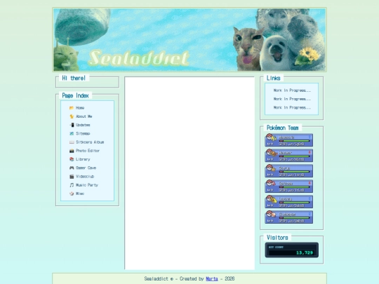 pages/updates screenshot