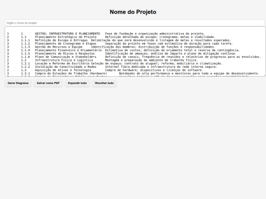 wbs screenshot