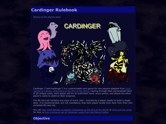 games/cardinger screenshot