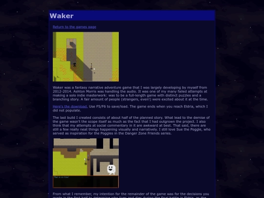 games/waker screenshot