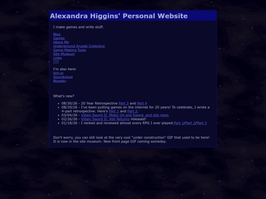 index screenshot
