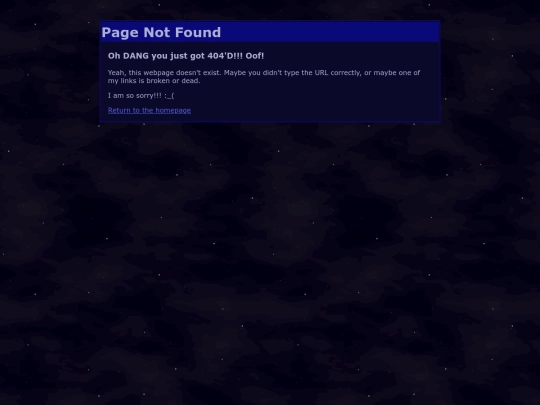 not_found screenshot