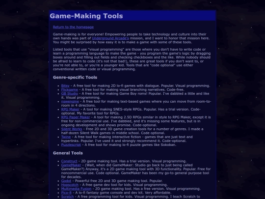 tools screenshot