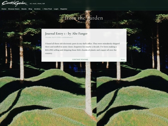 blog screenshot