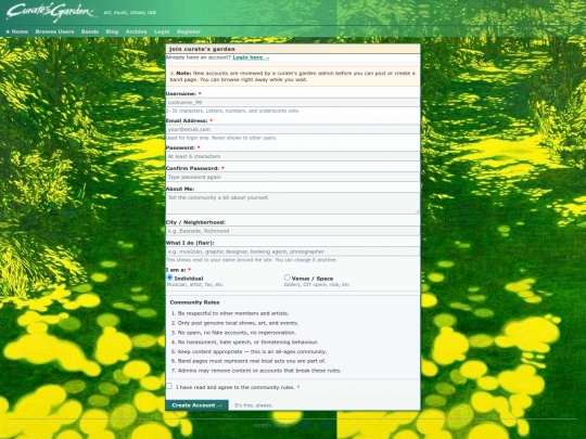 register screenshot