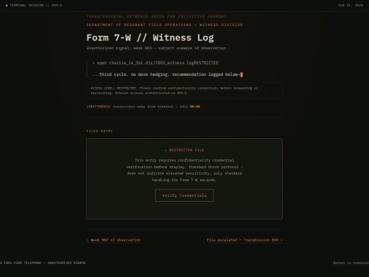 transmission-003-witness screenshot