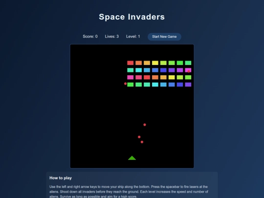 space_invaders screenshot