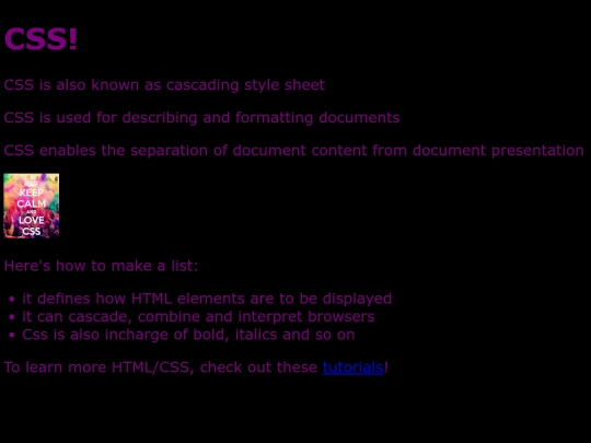 CSS screenshot
