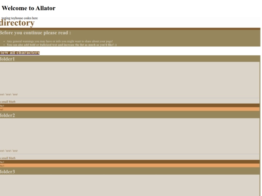 index screenshot