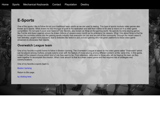 sports screenshot