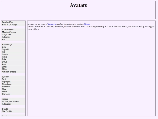 ocs/profiles/avatar screenshot