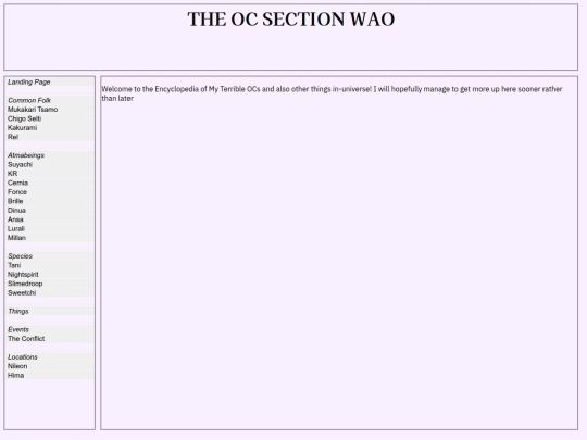 ocs/profiles screenshot
