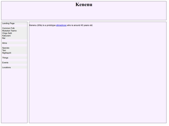 ocs/profiles/kenenu screenshot