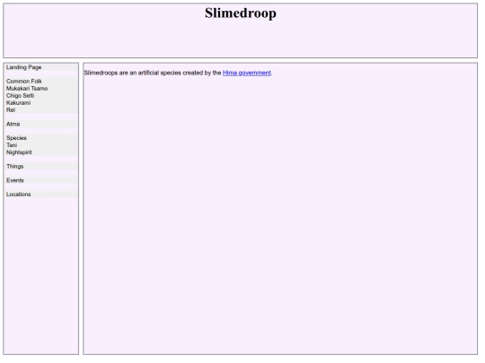 ocs/profiles/slimedroop screenshot