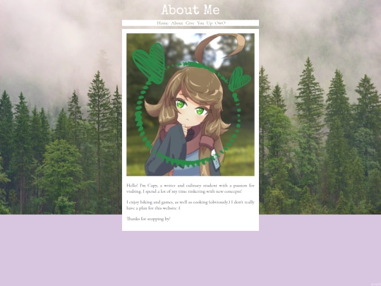 Aboutme screenshot