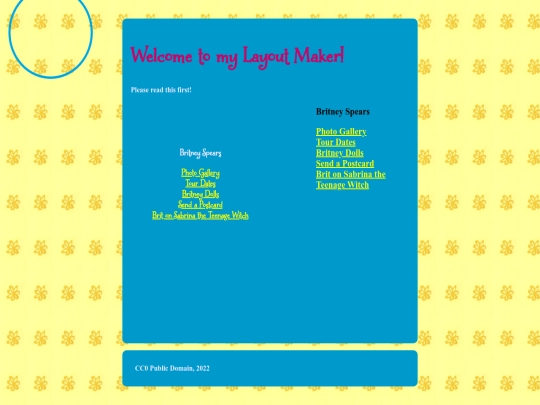 layout screenshot