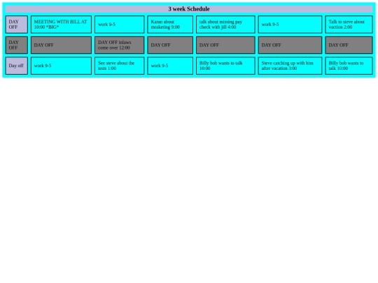 Stylish Schedule screenshot