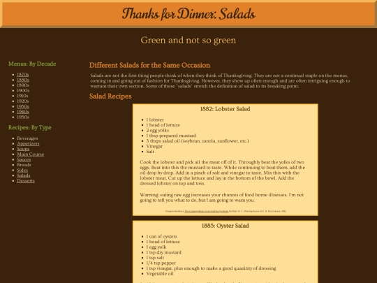 salads screenshot