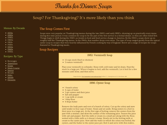 soups screenshot