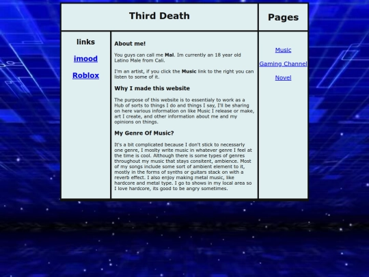 index screenshot