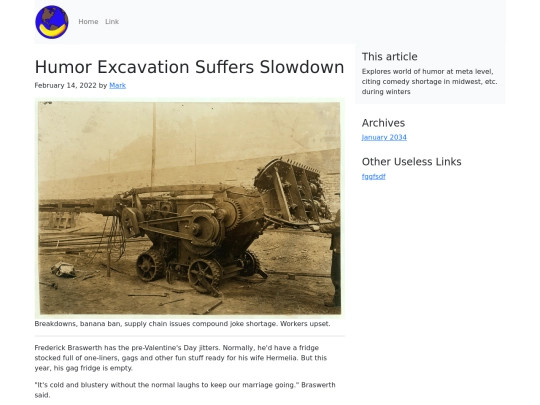 humor-excavation-standstill screenshot
